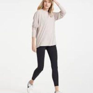 Vuori Black Studio Pocket High Waist Athletic Gym Lounge Travel XS Leggings NEW